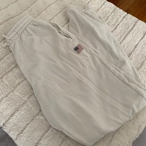 Brandy Melville white sweat pants